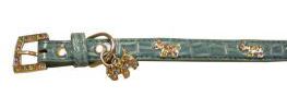 Collier en Cuir Chiens Bleu Collier en Cuir Chiens Bleu