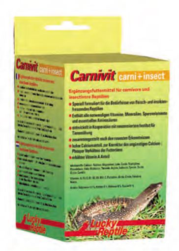 Carnavit 60Gr pour Reptiles