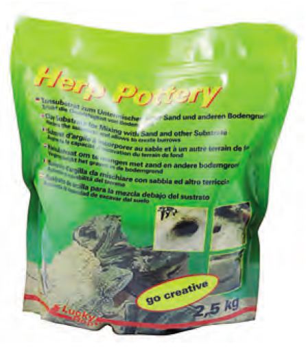 Herp Pottery 2.5 KG pour Reptiles