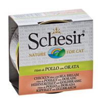 Chat - Filets de poulet et dorade avec bouillon Chat - Filets de poulet et dorade avec bouillon