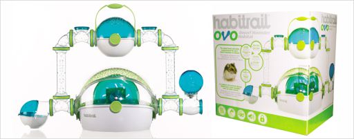 Habitrail Ovo Mini Cage Complète Habitrail Ovo Mini Cage Complète