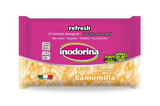 Lingettes Humides Refresh Pocket - Camomille 15 Unités. Lingettes Humides Refresh Pocket - Camomille 15 Unités.