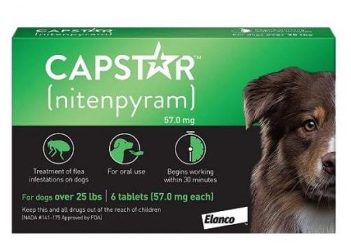 Capstar pour Grands Chiens 57 mg