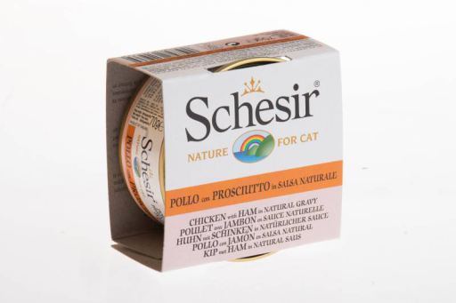 Chat - Poulet et jambon en sauce naturelle Chat - Poulet et jambon en sauce naturelle