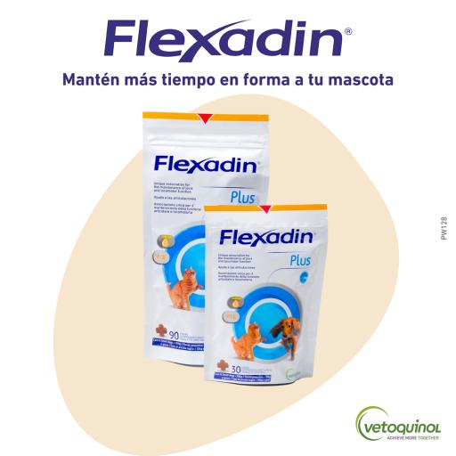 Vetoquinol Flexadin Plus Chien Chat Moins De 10kg 30 bouchées