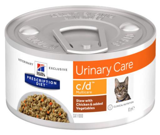 Prescription Diet Feline C / d Multicare Poulet et légumes