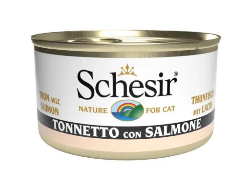 Thon en conserve avec saumon en gelée Thon en conserve avec saumon en gelée